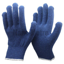 NMSAFETY blaue Baumwolle Hand Handschuhe Preis Stretch Baumwollhandschuhe